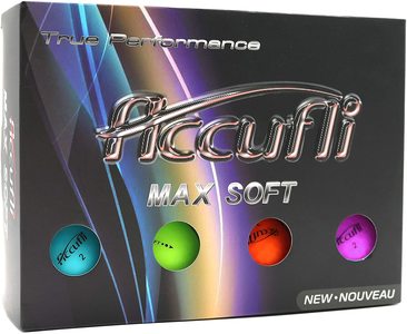 ACCUFLI Max Soft High Visibility Golf Balls