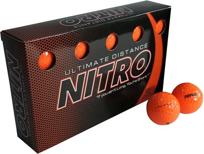 Nitro Ultimate Distance High Visibility Golf Ball