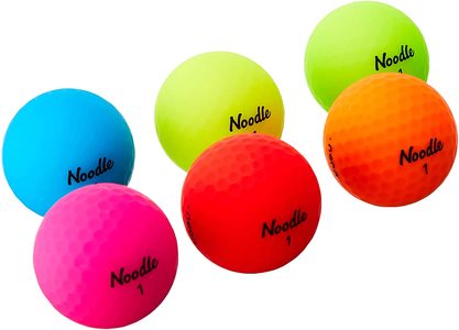 TaylorMade Noodle Neon Matte Color Golf Ball. Best High Visibility Golf Balls