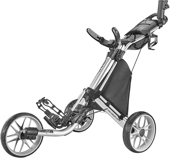 CaddyTek 3 Wheel Golf Push Cart
