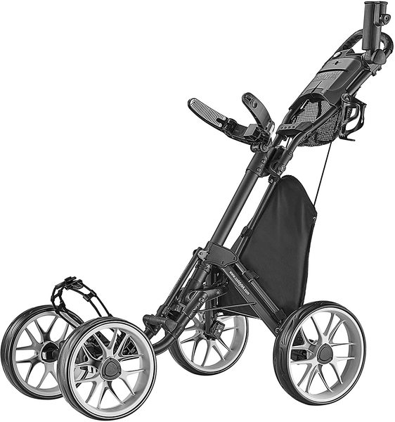 CaddyTek 4 Wheel Golf Push Cart - Caddycruiser One Version 8