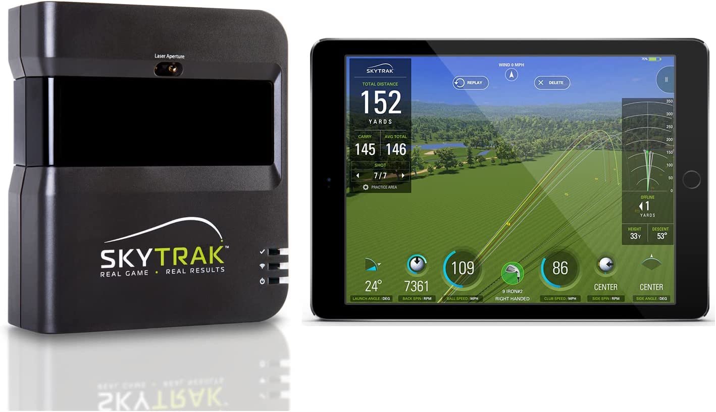 SkyTrak Launch Monitor with Metal Protective Case