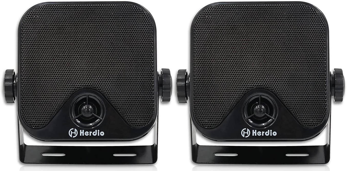 Herdio 4 Inches Heavy Duty Outdoor Golf Cart Speakers